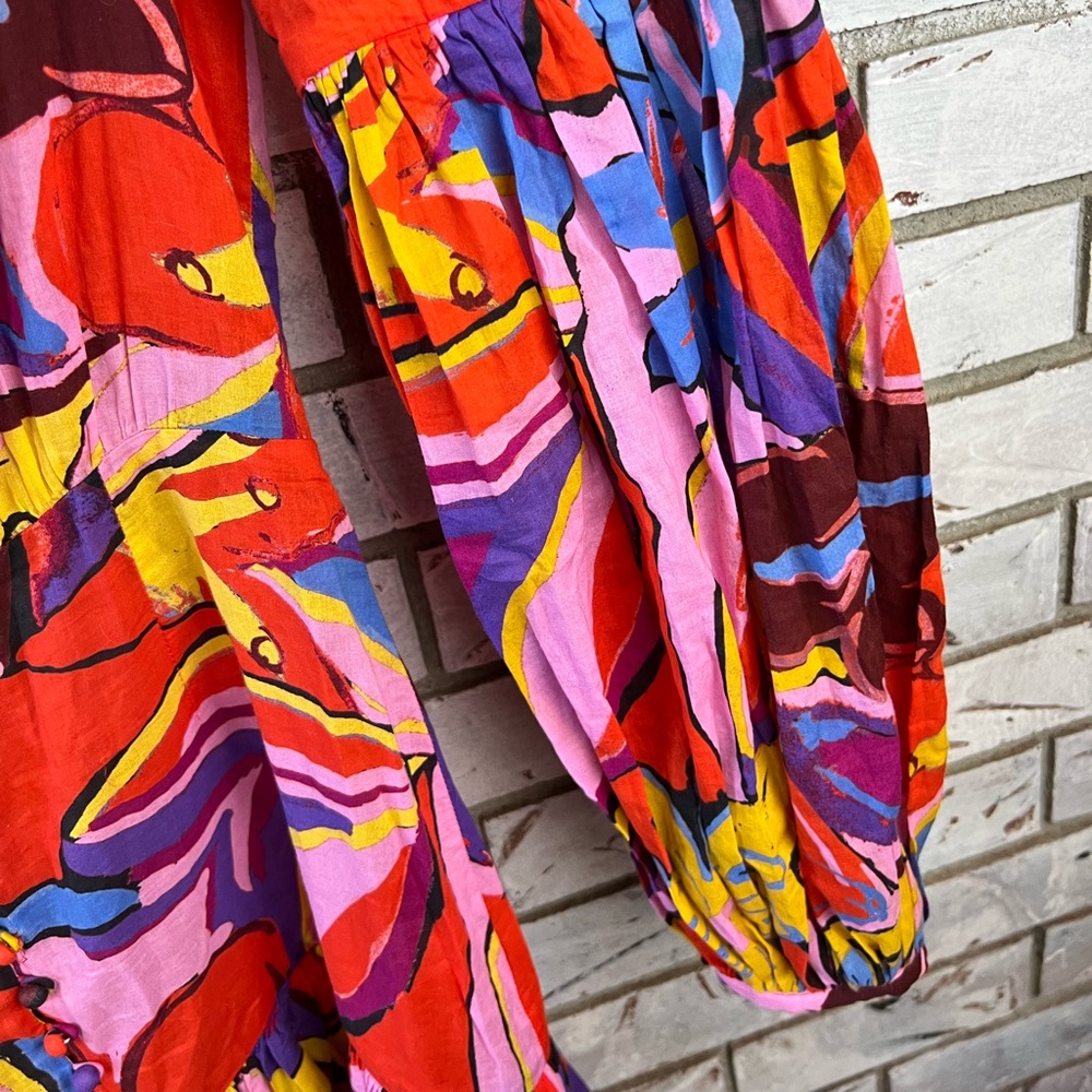 Rebecca Vallence | Positano Short Kaftan Beach Dress - Picture 6 of 14
